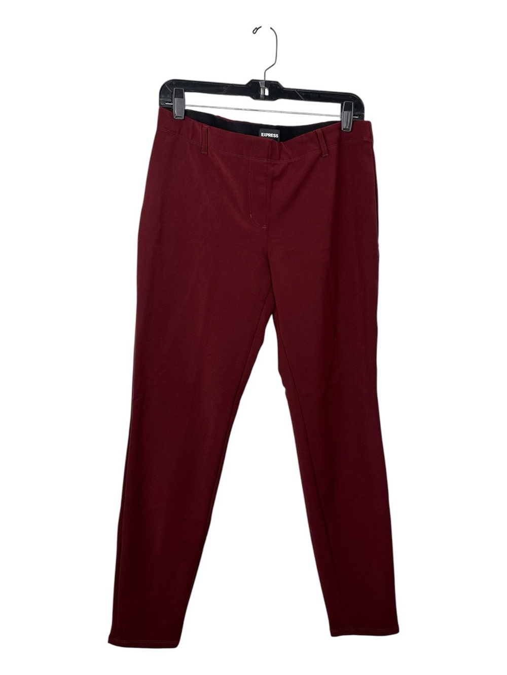 Express woman’s Maroon stretch, extreme
Leggings Mid rise with belt loops M
